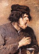 BROUWER, Adriaen The Bitter Draught d oil painting